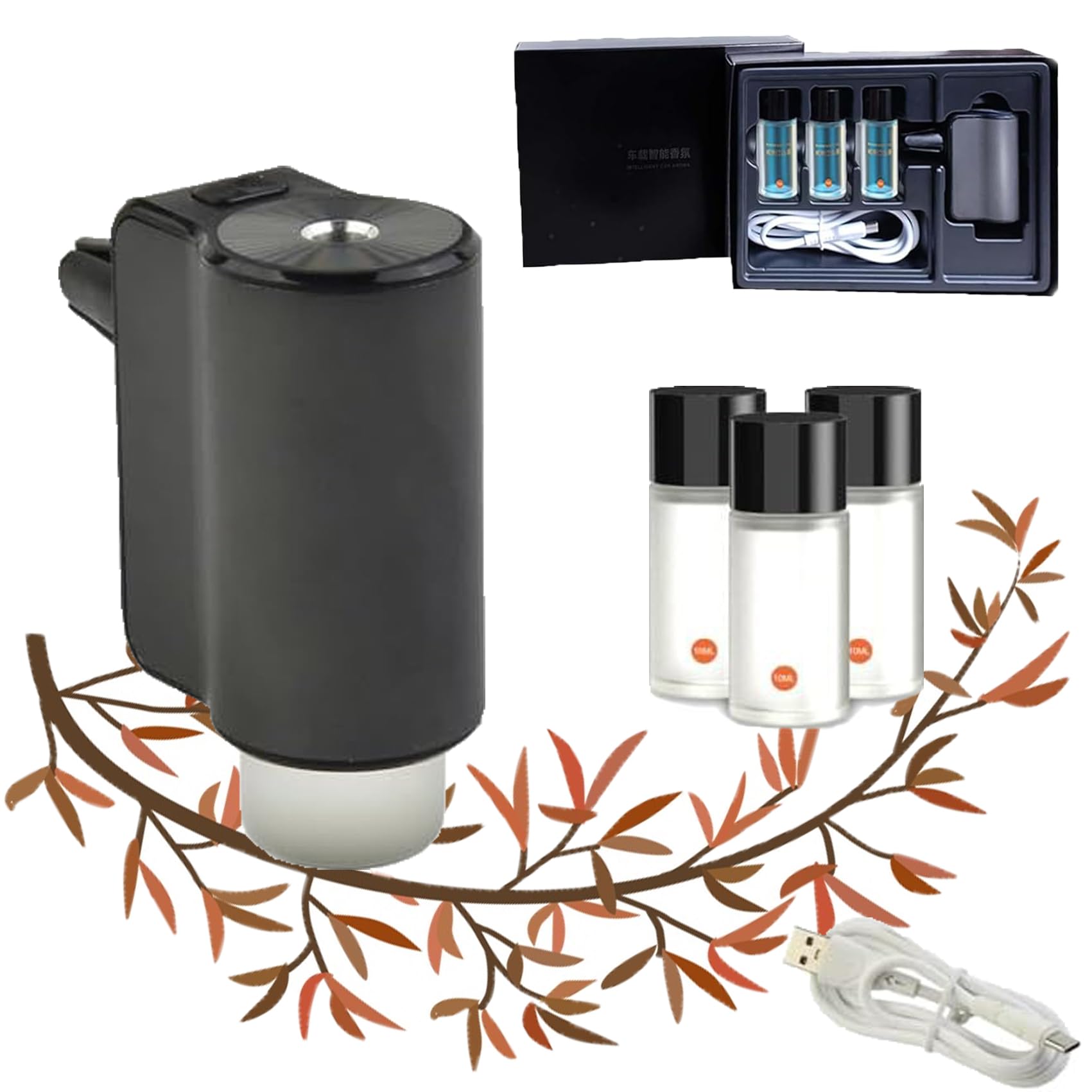Intelligent Car Aroma,Intelligent Car Aroma Channel Car Air Freshener,Smart Car Air QYASETNAu supplements