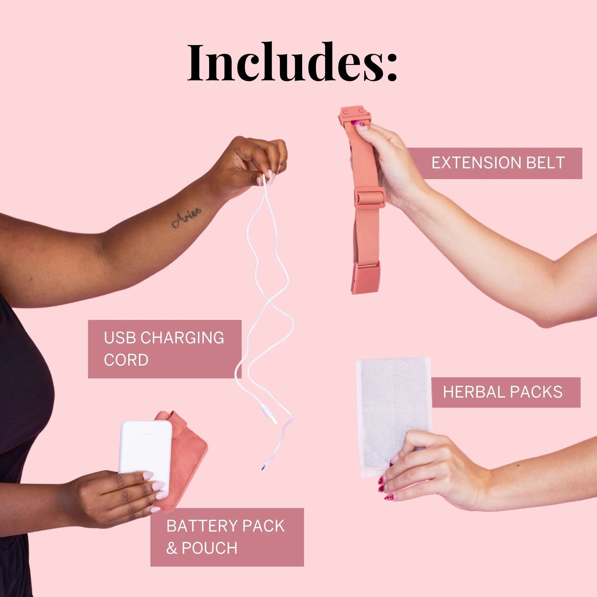 Pixie Period Heating Pad for Cramps - Thinnest Wearable Heating Pad for Feminine Care - Unnoticeable Under Clothes - Best Portable Pain Relief Heat Belt On The Market - Hours of Menstrual Pain Relief Pixie CupAu supplements