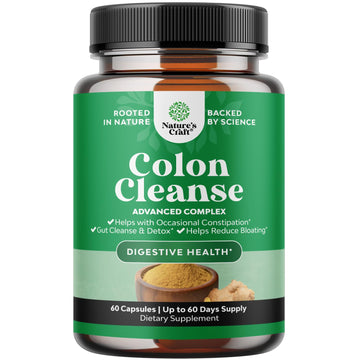Colon Cleanser & Detox - Lactobacillus Acidophilus Probiotic Supplement Body Cleanse Natures CraftAu supplements