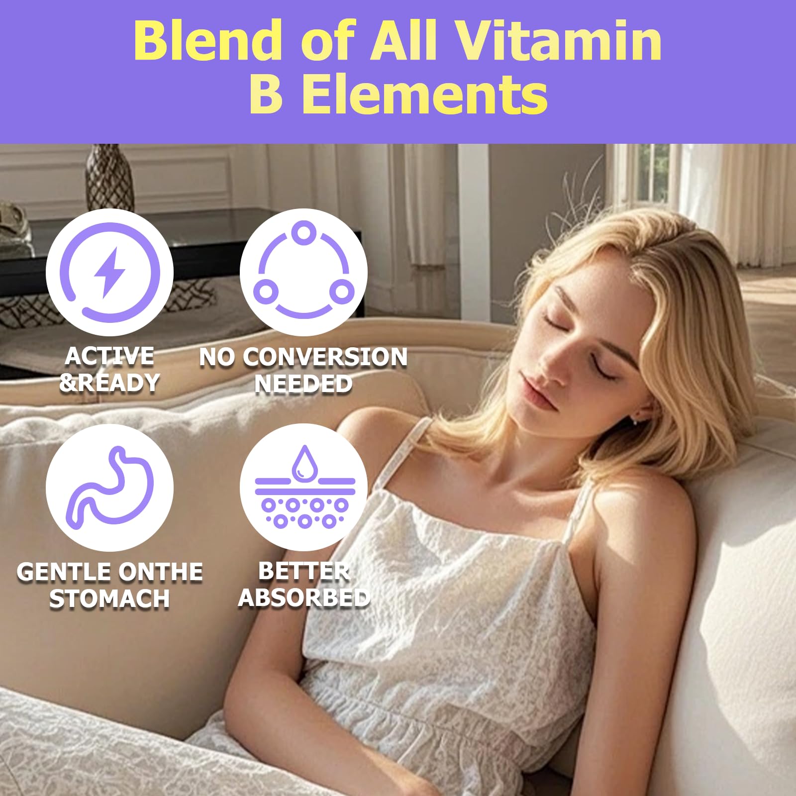 Advanced Vitamin B Complex Liquid Drops for Women Men & Kids, 15-in-1 VIT B Complex with Vitamin C B12 B6 B1 Niacin Folate for Brain Nerve Neuropathy Energy Mood Health, Sublingual B-Complex Drops JUIWEFKKAu supplements