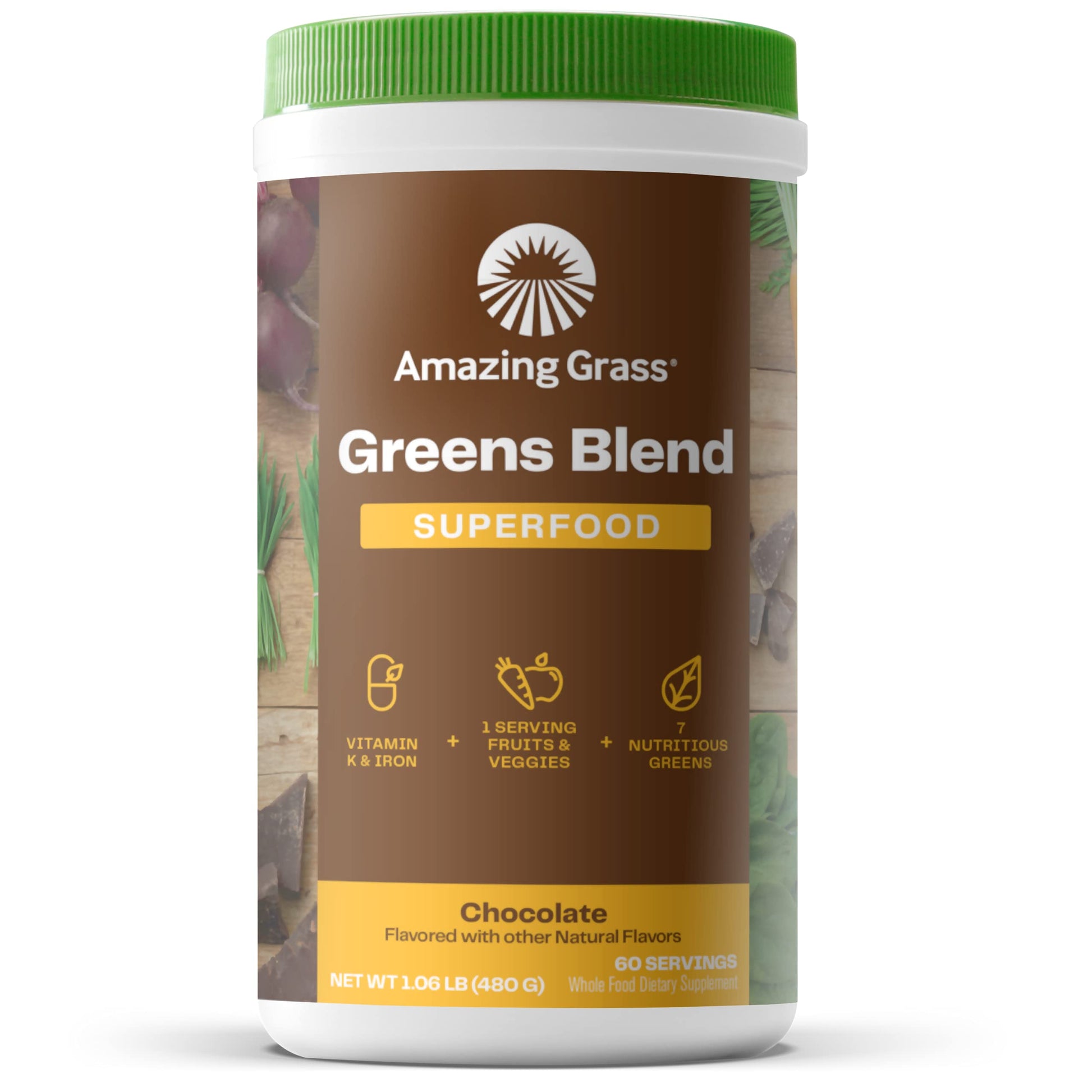 Amazing Grass Greens Blend Superfood: Super Greens Powder Smoothie Amazing GrassUS supplements