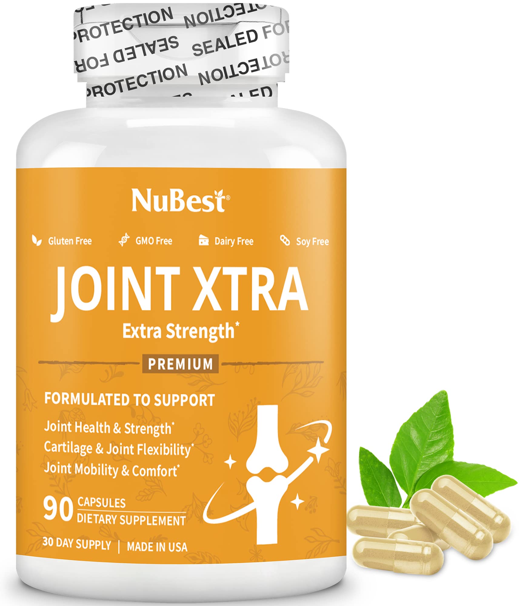 NuBest Joint Xtra - Joint Support Supplement | Joint Health Formula with Triple Joint Strength - Glucosamine, Chondroitin, Turmeric, MSM | 1 Month Supply NuBestAu supplements