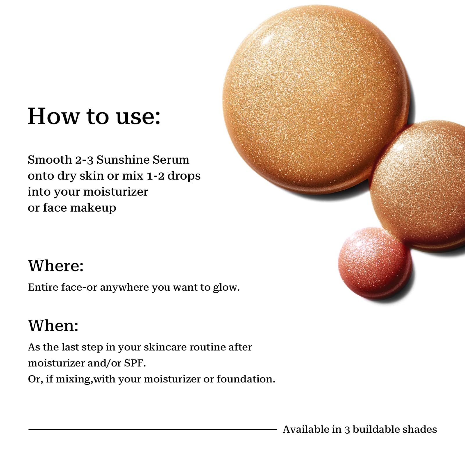 SWETIYOU Bronzing Drops, Lightweight and Non-greasy Liquid Bronzer for Face & Body, Instant Sunshine Glow Serum for Flawless Skin & Radiant Finish (RUST RED) SWETIYOUAu supplements
