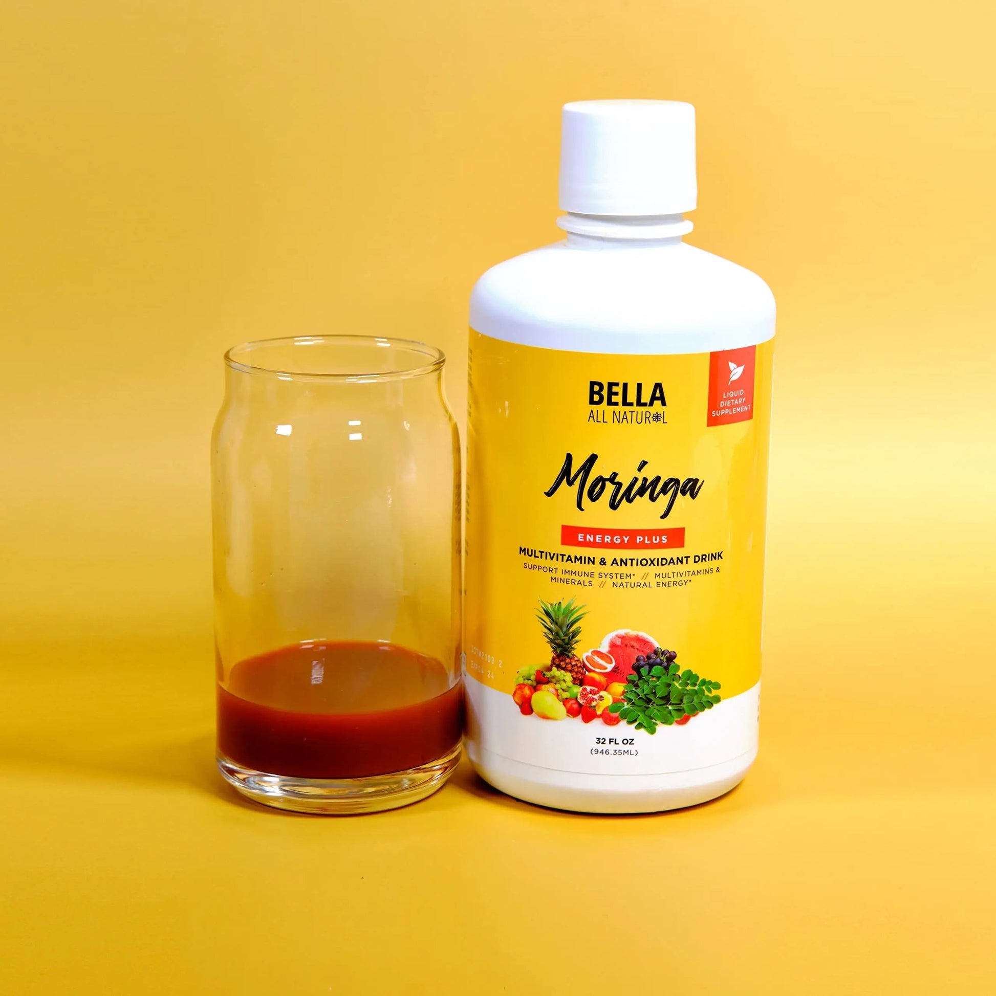 Bella All Natural Moringa Juice Energy Plus - Multivitamin and Antioxidant Drink - 32oz Bella All NaturalAu supplements