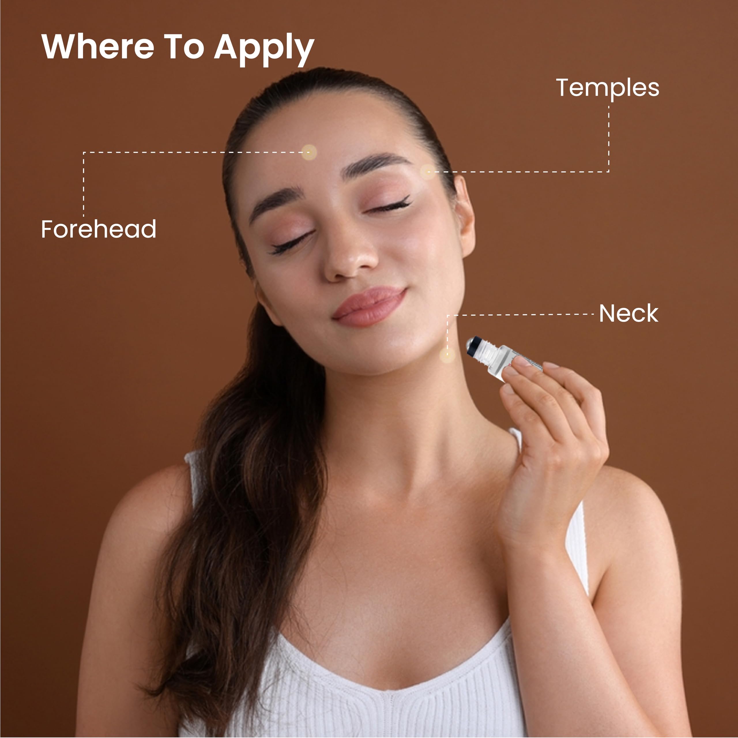 Benevita Migraine Relief Stick Roll-On – Organic, Natural, Cruelty-Free Headache Relief Roll-On – Peppermint, Spearmint, & Lavender Essential Oil Roller for Tension & Stress BenevitaAu supplements