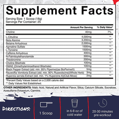 Gaspari Nutrition SuperPump Aggression Pre-Workout: Energy, Focus, Endurance and Recovery Gaspari NutritionUS supplements