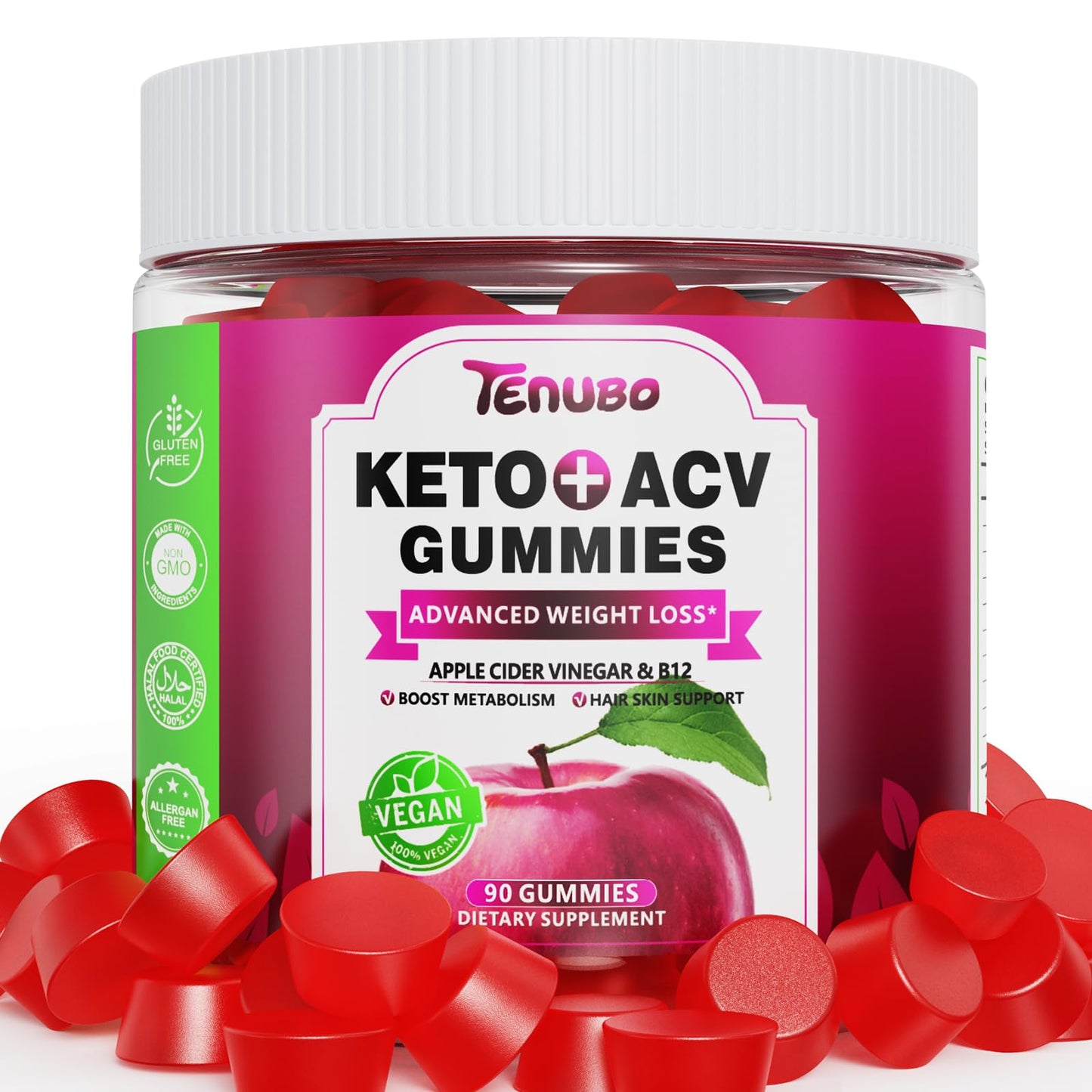 Tenubo Keto ACV Gummies Advanced Weight Loss - 90 Count Speedy Keto Acv TenuboUS supplements