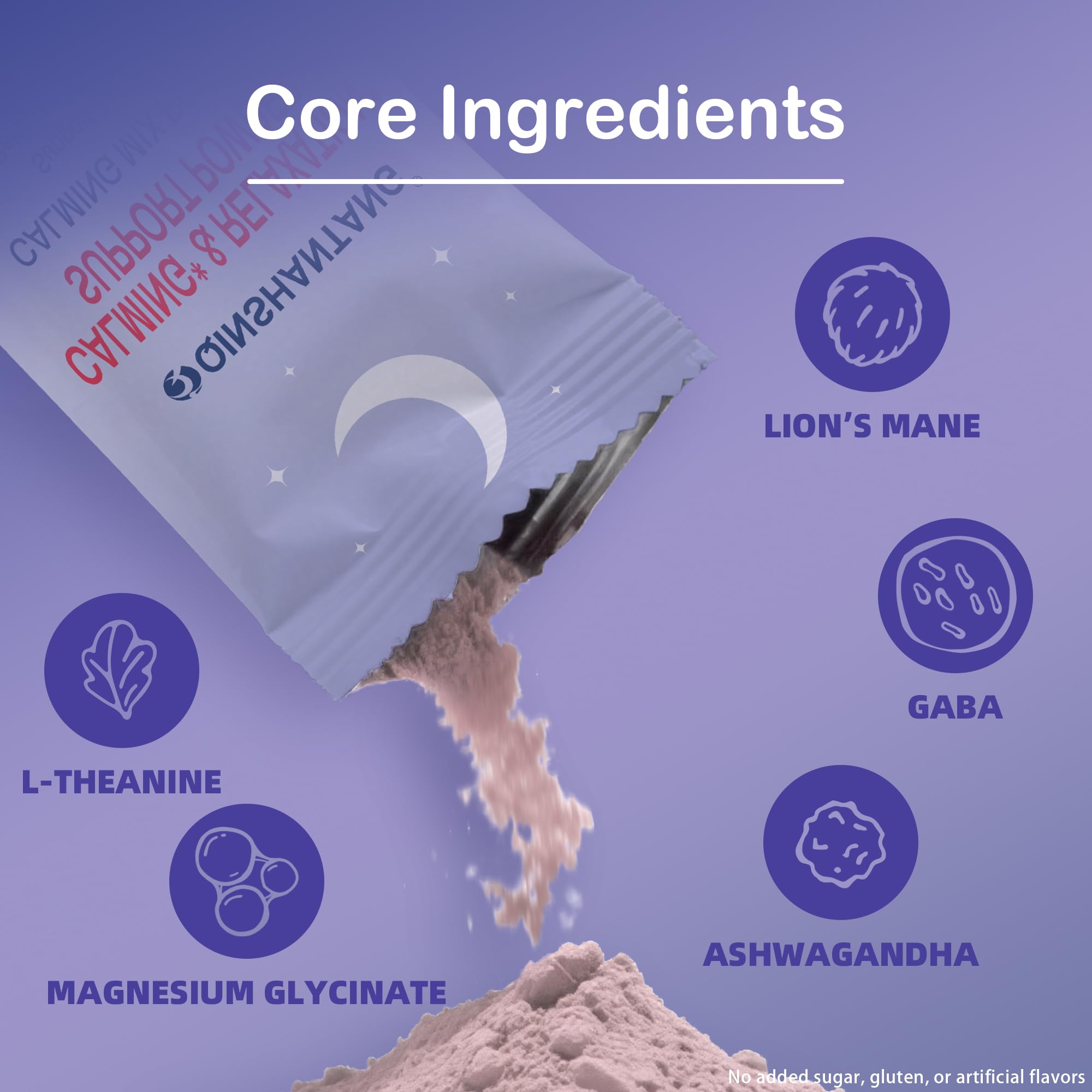 Super Cortisol Drink – Calm Magnesium Powder, L-Theanine, Lion’s Mane & Ashwagandha | Relaxation, Focus & Stress Balance for Women | Sugar-Free, On-The-Go | Red Raspberry Flavor, 25 Servings QIN SHAN TANGAu supplements