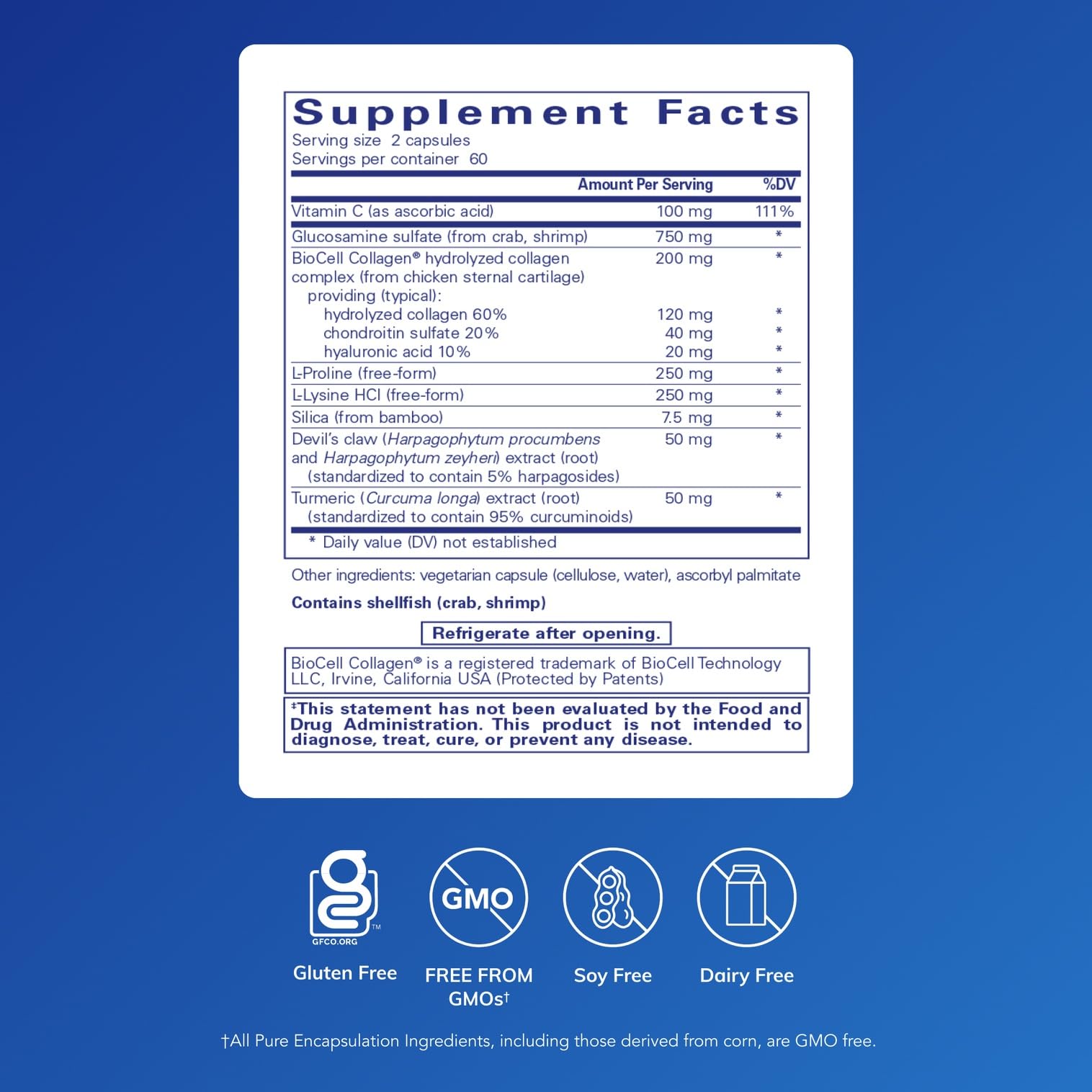 Pure Encapsulations - Ligament Restore - Dietary Supplement Helps Maintain Healthy Tendons, Ligaments and Joints - 120 Capsules Pure EncapsulationsAu supplements