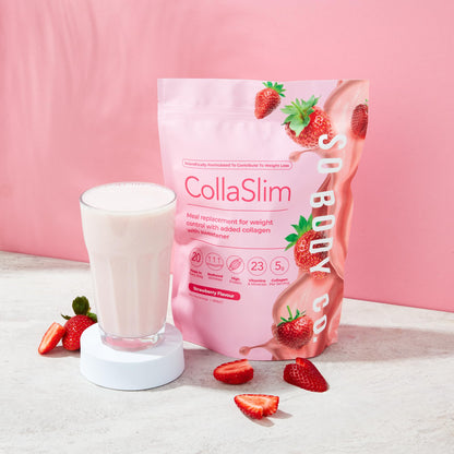 CollaSlim, Meal Replacement Shake with Added Collagen, Vitamins and Minerals, 800g So Body CoUS supplements