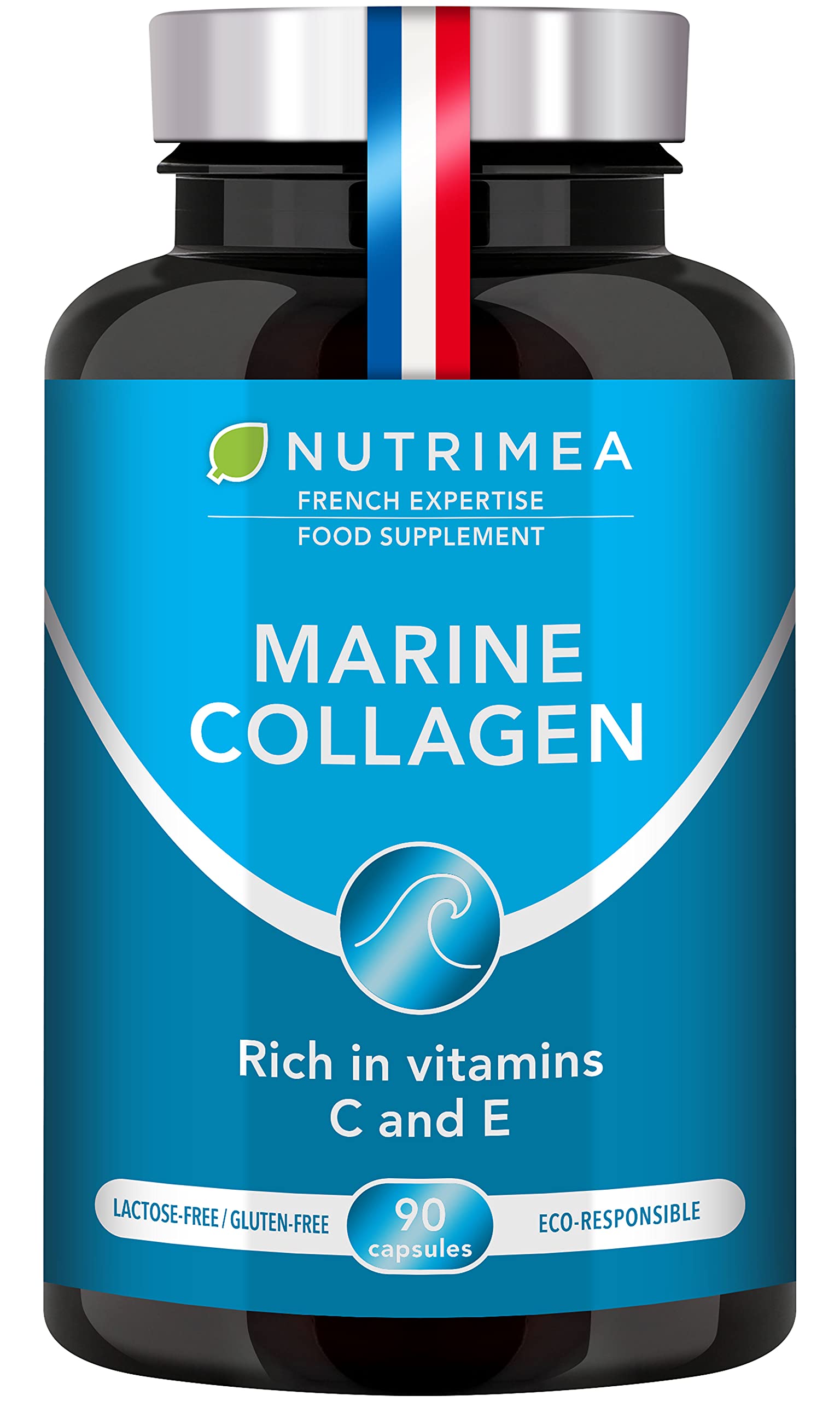 Pure Marine Collagen (900mg) - Enriched with Vitamins C and E – Patented Premium Type I & II Hydrolysed Collagen PlastimeaAu supplements