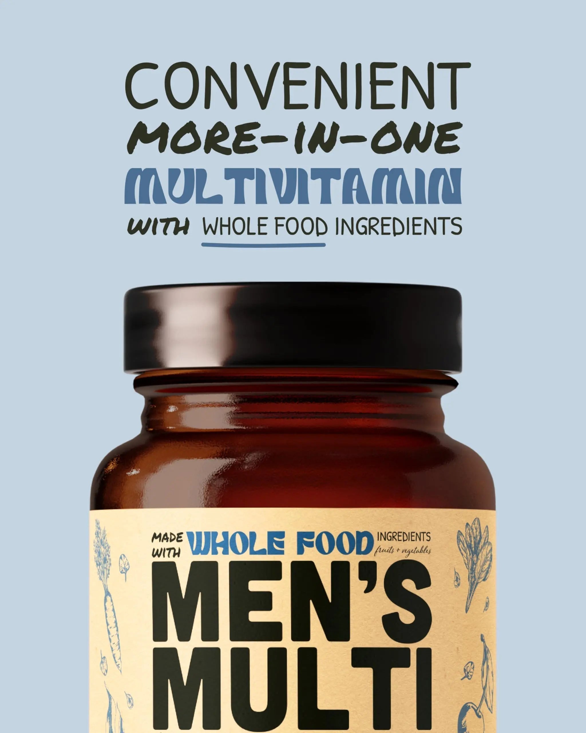 Multivitamin for Men - Daily Men’s Multivitamin - Methylated B Complex with Whole Food Ingredients, Vitamin B12, Folate saplingAu supplements