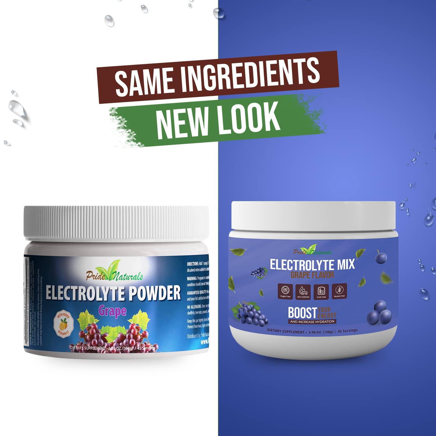 Electrolyte Powder - Refreshing Workout Recovery Electrolytes, Sugar Free, Gluten Free Pride Naturals, IncUS supplements