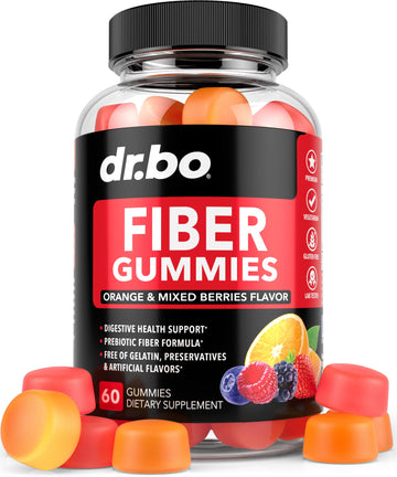 Fiber Gummies for Adults & Kids - Tasty Gummy Prebiotic Fiber Supplement for Max Digest DR. BOUS supplements