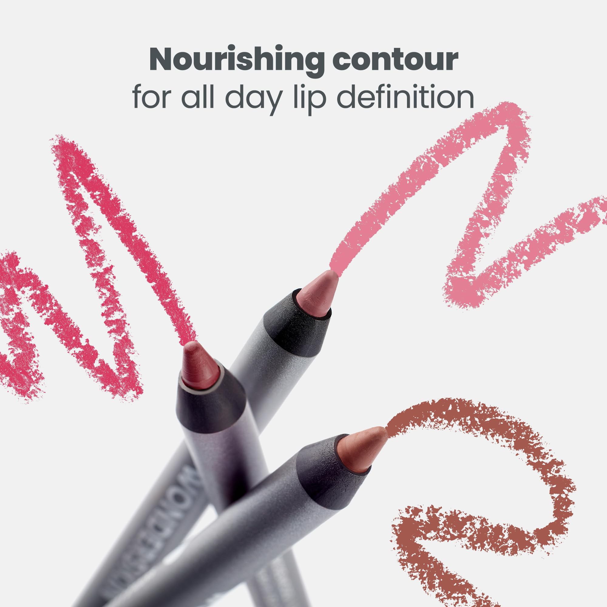 Wonderskin Lipliner Pencil - 360 Contour Lipliner, Long Lasting, Sharpenable, Waterproof and Transfer-Proof Nude Lip Liner Pencil (Rosewood) WonderskinAu supplements