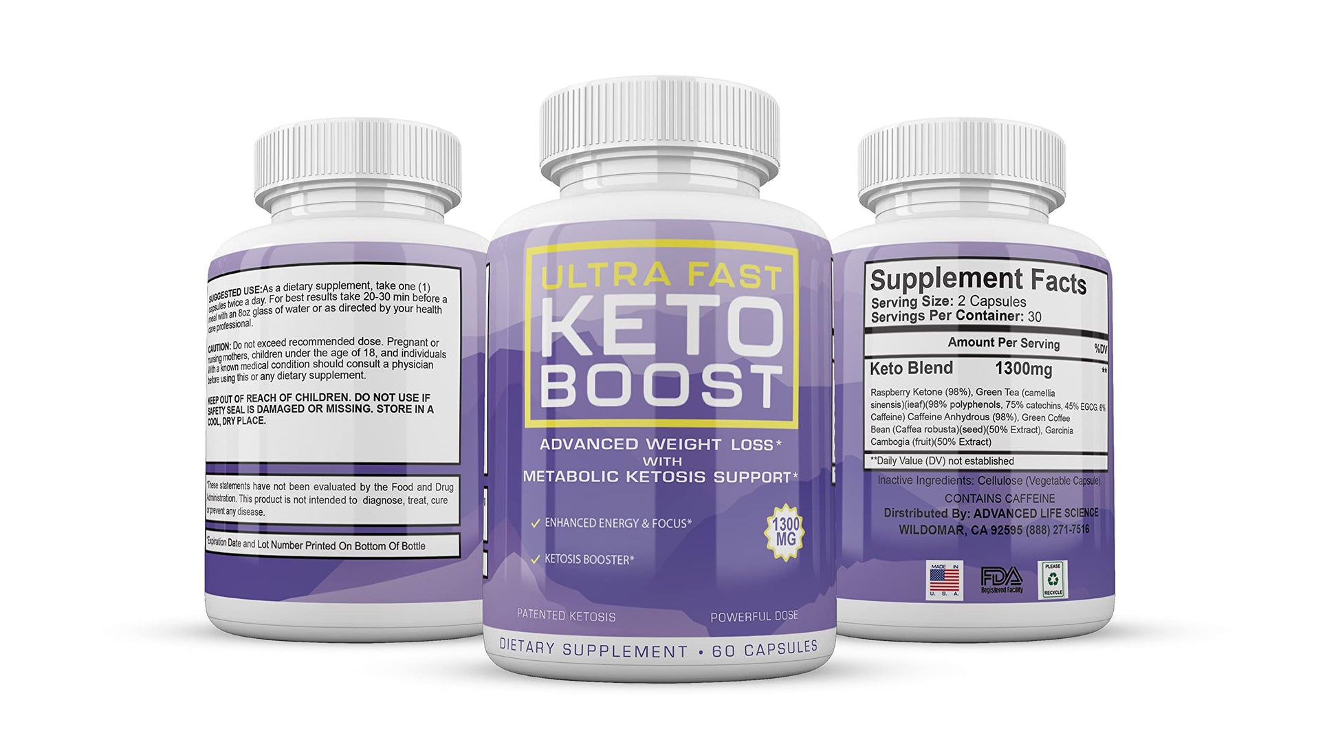(Official) Ultra Fast Keto Boost, Advanced Ketogenic Pill Shark Formula 1300mg ADVANCED LIFE SCIENCEUS supplements