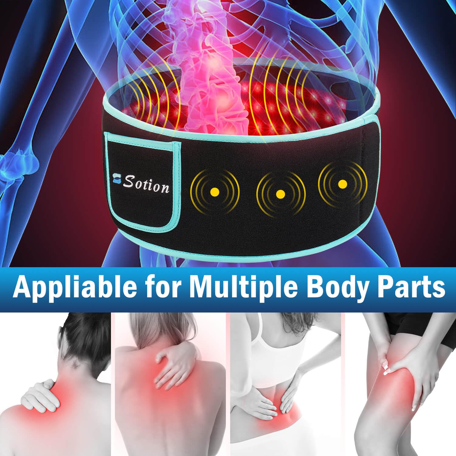 Sotion Red Light Therapy Belt with Massage-Red Light Therapy for Body&Near Infrared Light Therapy comrelaxAu supplements