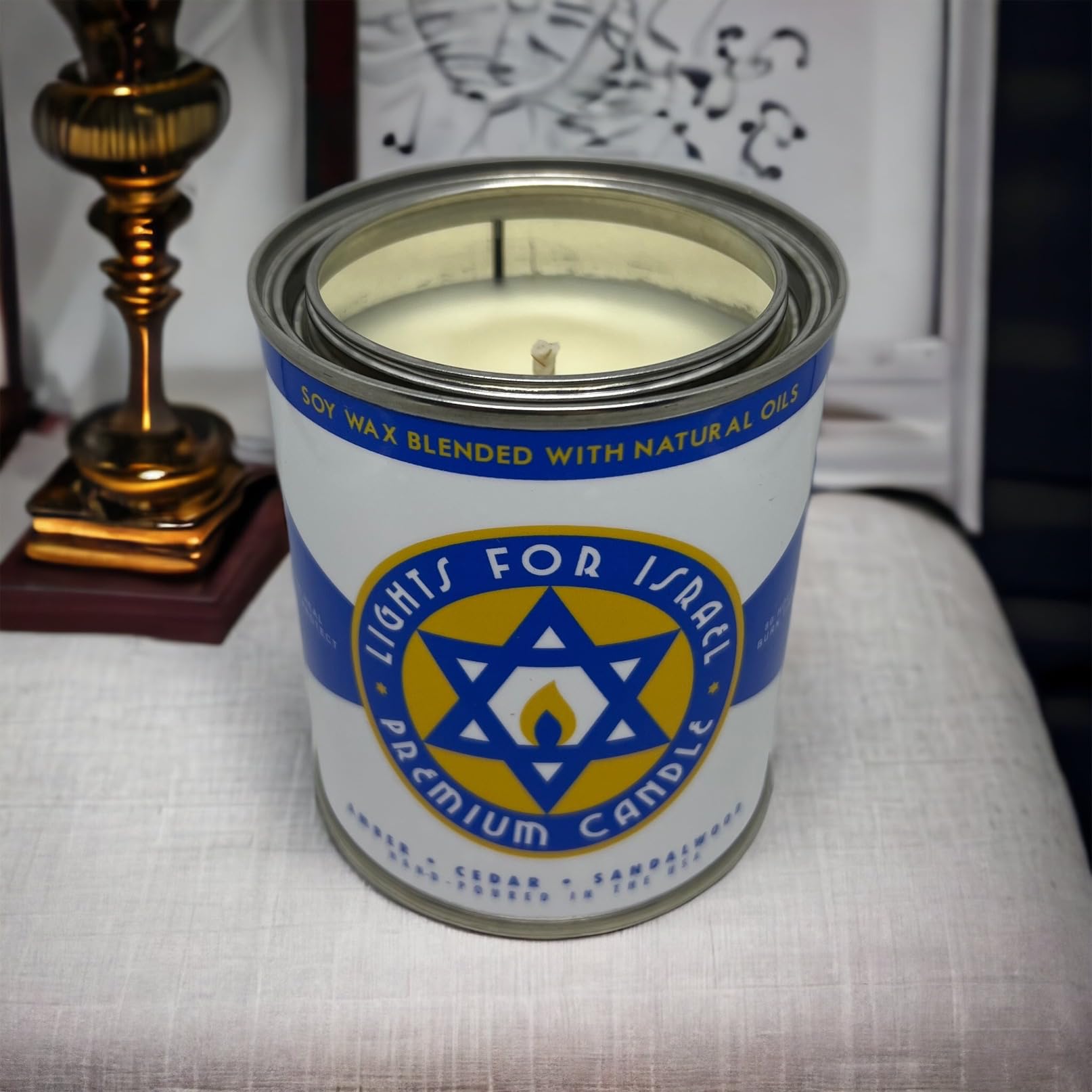 Long-Burning, One-Pint Premium Candles for Men | Vintage Inspired Oil Can Design | Soy Wax FURY BROS.Au supplements