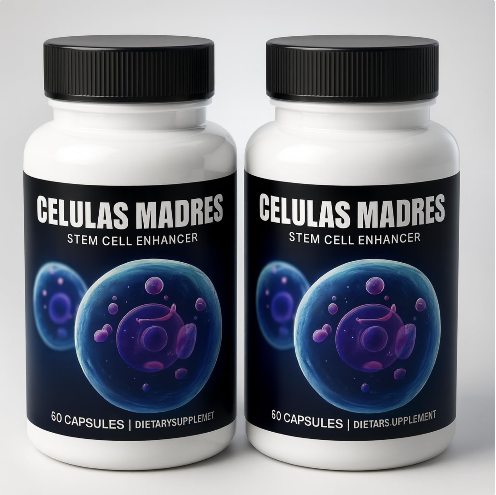 2 Bottles Celulas Madre Supports Joint & Muscles Stem Cell Immune Control 120 Capsules Madre Cell Plus. All Natural Steam Enhancer New GenericAu supplements