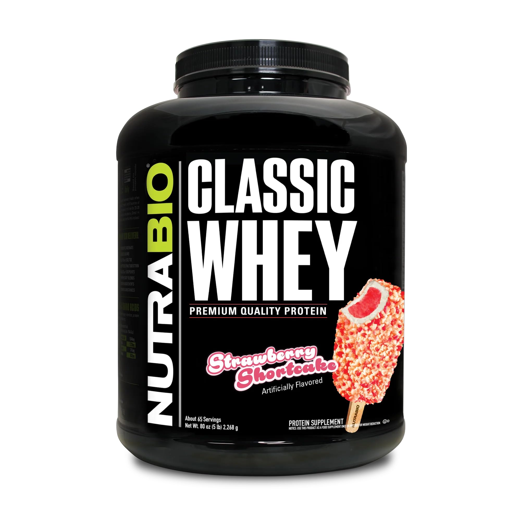 NutraBio Classic Whey Protein Powder - No Fillers, Artificial Colors, Preservatives NutraBioUS supplements
