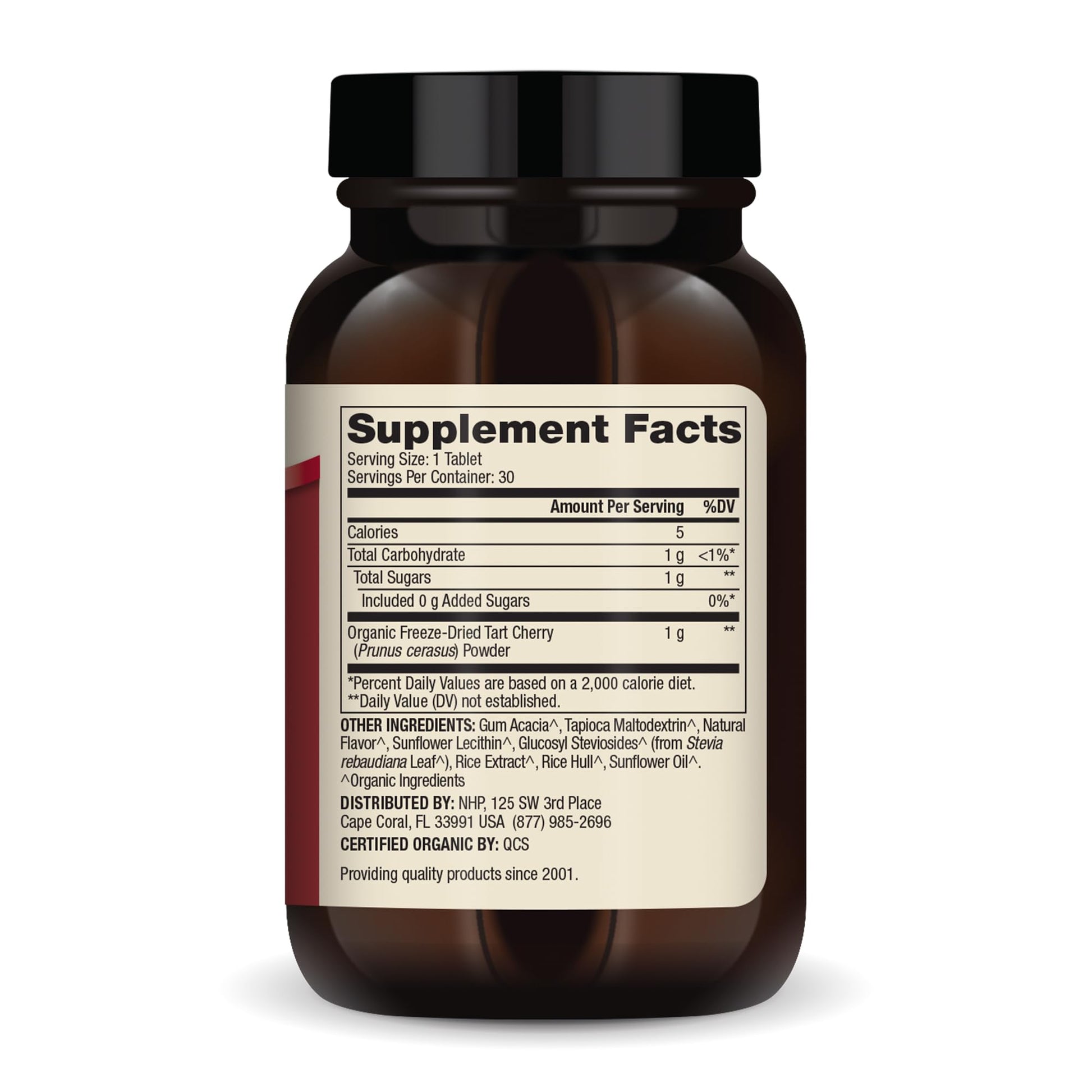 Dr. Mercola Organic Chewable Tart Cherry - Antioxidant Support - Made from Whole-Fruit Montmorency Cherries - USDA Organic - Stevia Sweetened - 30 Tablets Dr. MercolaAu supplements