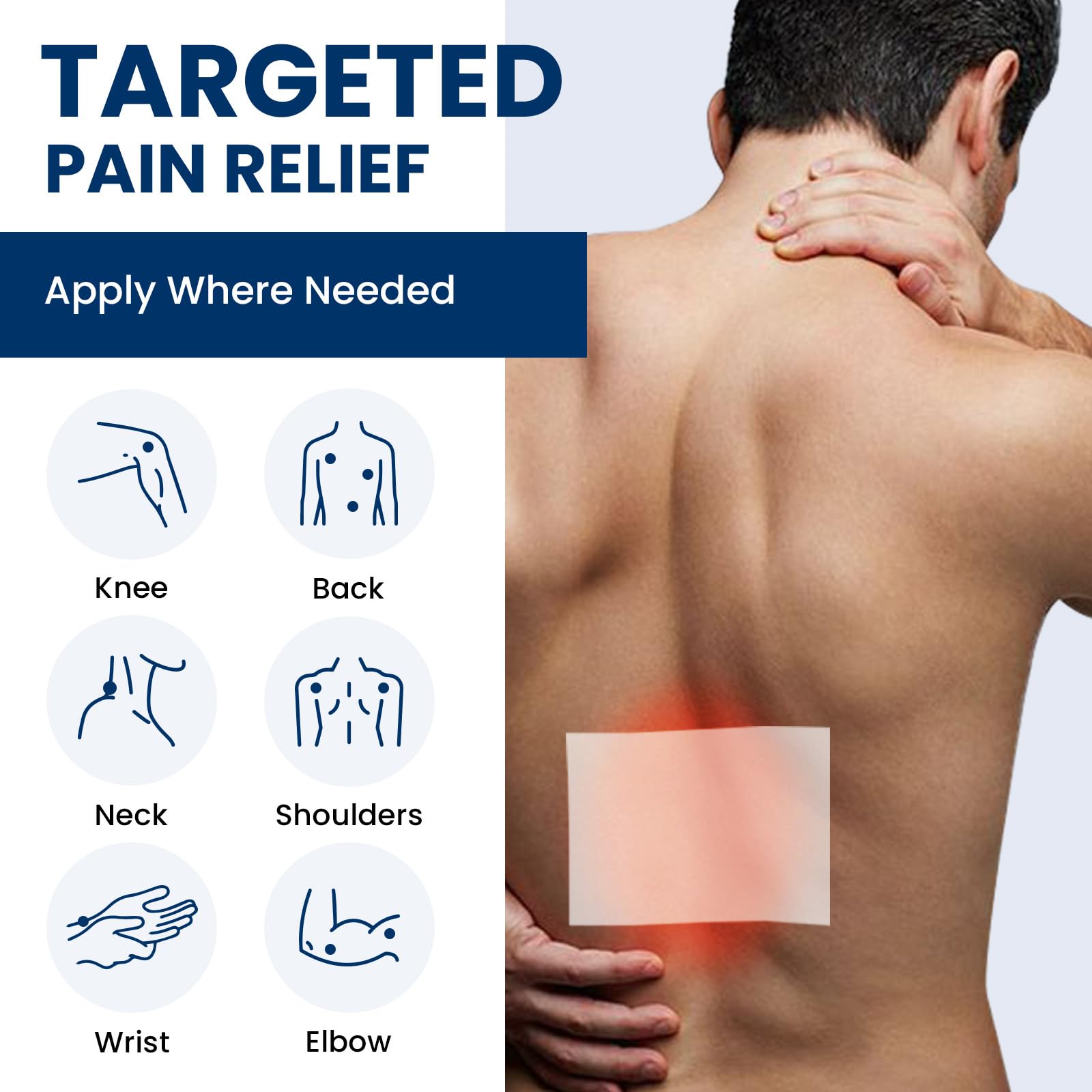 Sumifun 4% Lidocaine Pain Relief Patches 15 Counts Maximum Strength Numbing Gel Patch for Back Knee Neck Joint Ache Muscle Soreness Topical Analgesic SumifunAu supplements