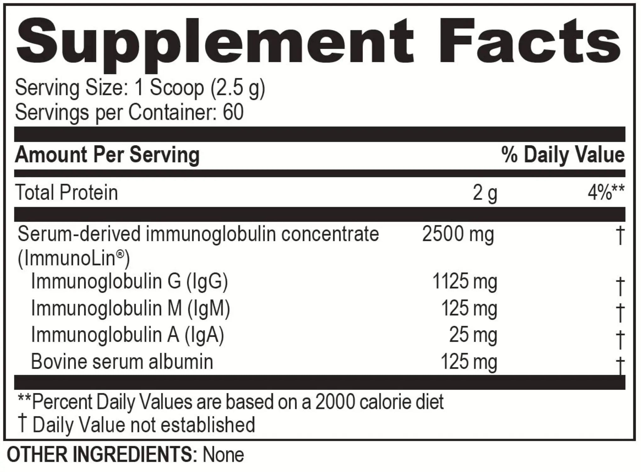 Brain Basics Ultra Pure IgG Supplement - Dairy-Free Supplement IgG-Immunolin Powder, Blended Vitamin & Mineral Supplements, 150g, 60 Servings Brain BeanAu supplements