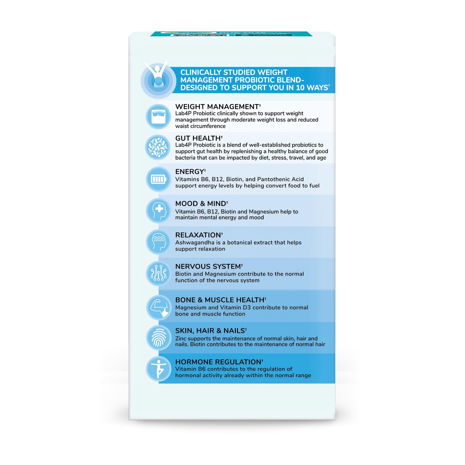 Health & Her Weight Management Probiotics for Women - Perimenopause & Menopause Supplement - Clinically Studied 50bn CFU Probiotics to Support Gut Health, Energy, Mood & Mind, Vegan (60 ct - 1 Month) Health and HerAu supplements