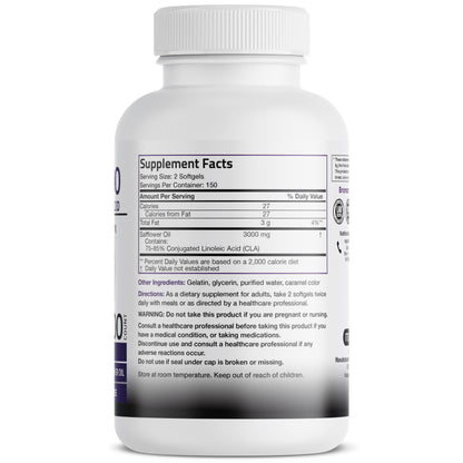 Bronson CLA 3000 Extra High Potency Supports Healthy Weight Management Lean Muscle Mass Non-Stimulating BronsonUS supplements