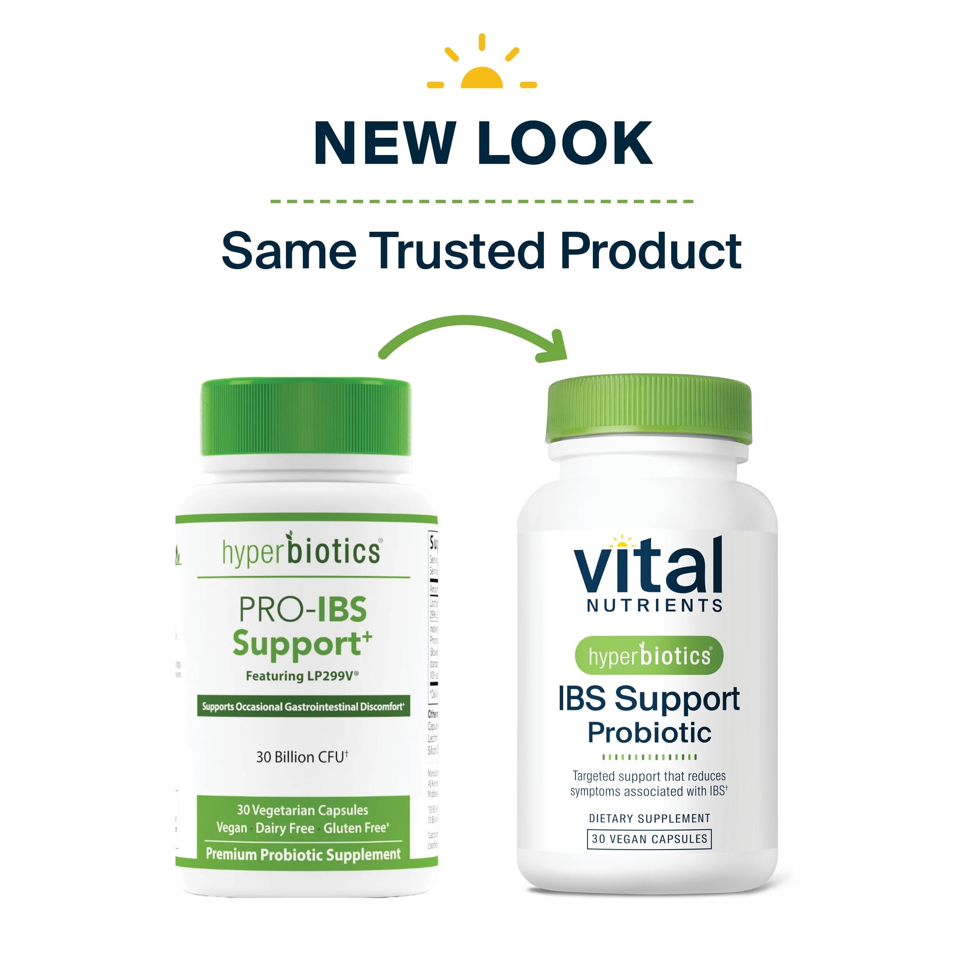 Hyperbiotics Vital Nutrients IBS Probiotic | Reduce Symptoms of IBS* | Clinically Studied Vegan probiotic for IBS Relief from Bloating, Gas, Diarrhea, & Abdominal Discomfort* | 30 Capsules HyperbioticsAu supplements