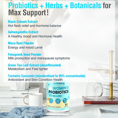 Dmeisy 120 Billion CFU Probiotic - Menopause Support Probiotics for Women, Natural Menopause DmeisyUS supplements