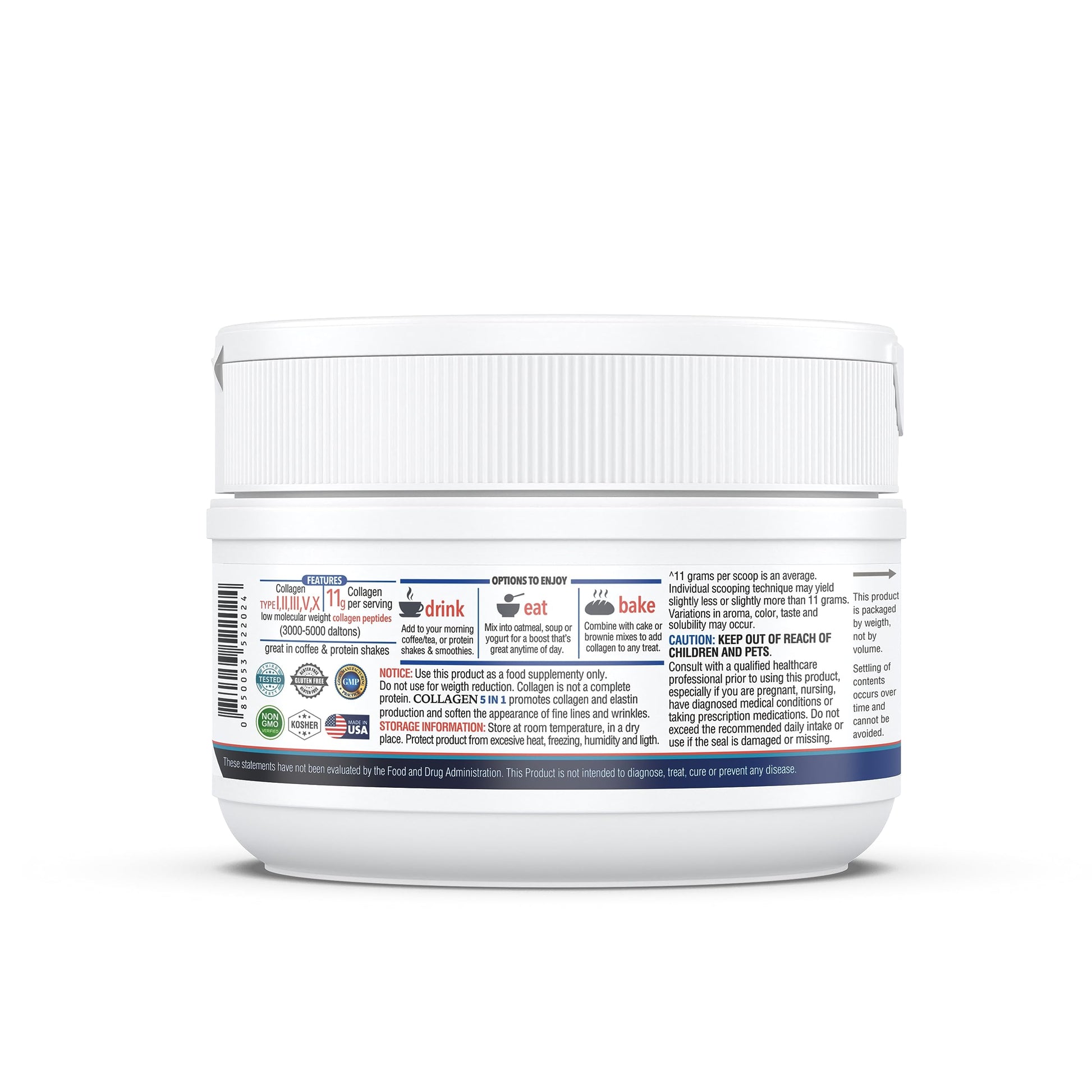 KAPPA NUTRITION Collagen Peptides Powder, 5 in 1 Multi-Collagen Advanced Complex with Hydrolyzed Collagen Peptides, Supports Skin, Hair, Nails, Joints & Bones / 30 Servings KAPPA NUTRITIONAu supplements
