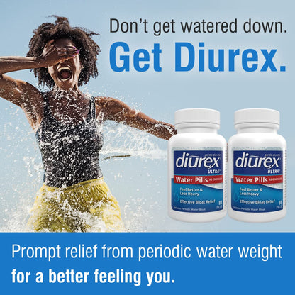Diurex Ultra Re-Energizing Water Pills - Relieve Water Bloat - Feel Better Less Heavy DiurexUS supplements