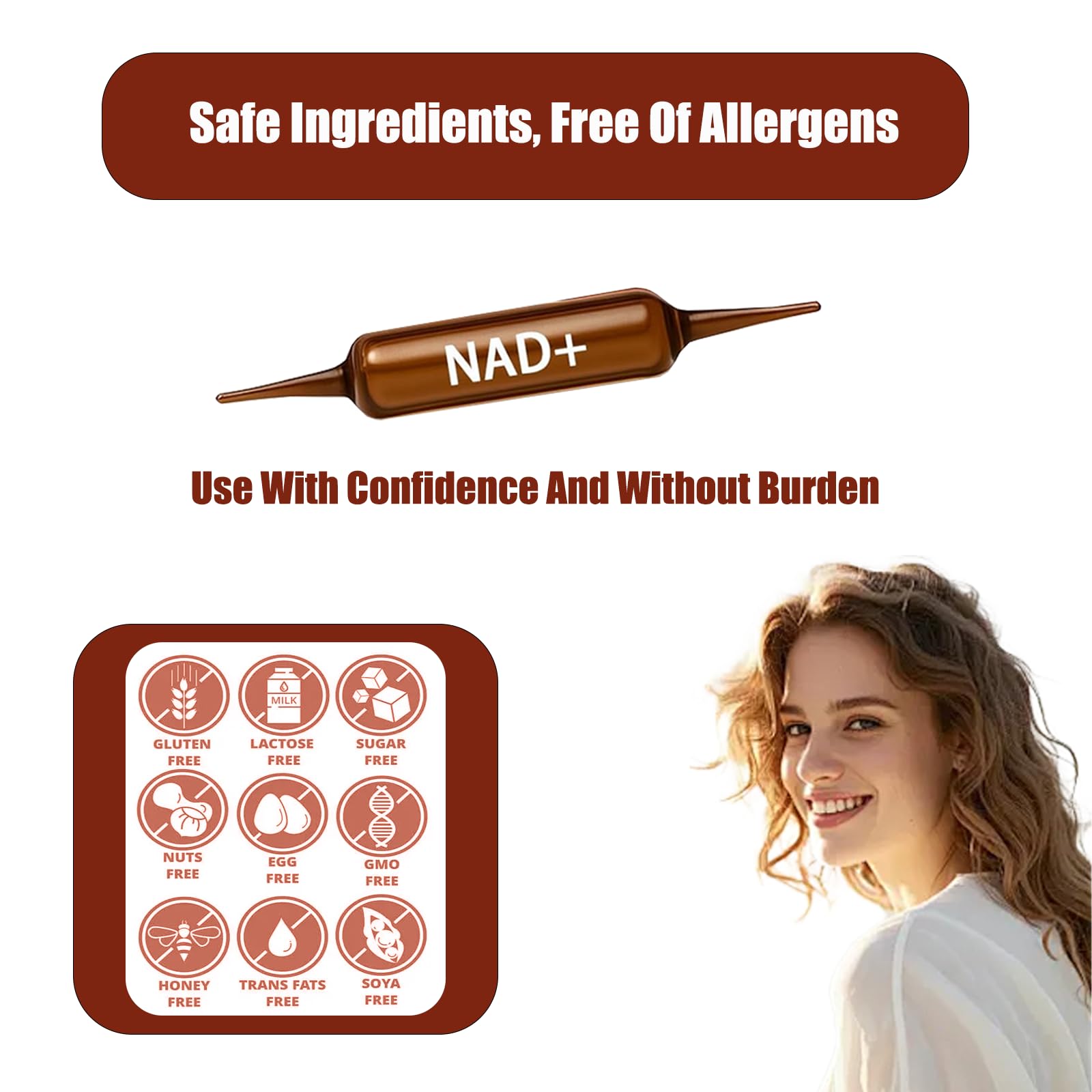 NAD+ Advanced Cellular Renewal Supplement 1200mg - Skin Anti-Aging & Energy Boost Support - 10 Vials CKPCKPAu supplements