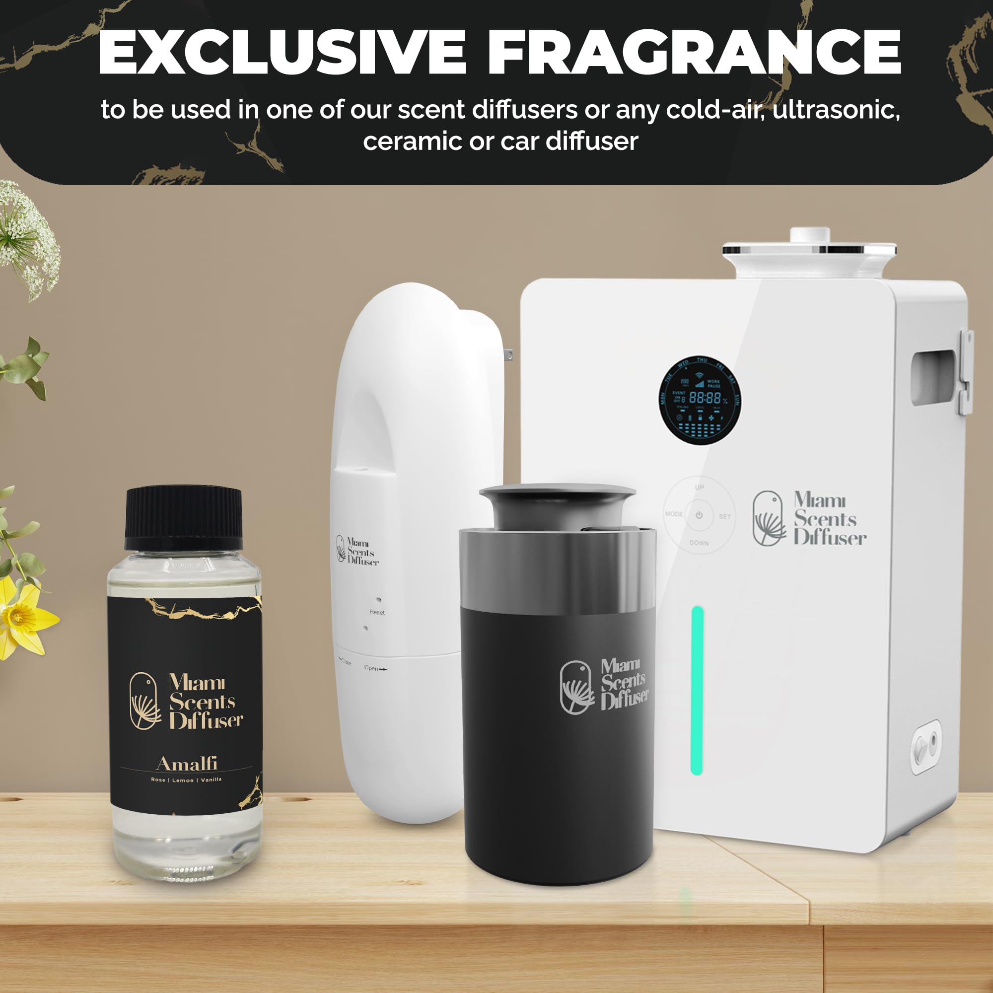 (Amalfi, 120 ml) Miami Scents DiffuserAu supplements