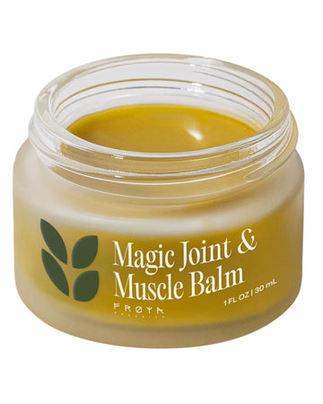 Frøya Organics Relaxing Body Balm | Arnica & Eucalyptus with Beeswax | Gentle Massage Balm for Shoulders, Knees & Back | Infused with Rosemary, Camphor & Marigold Extract | 30ml FRØYAAu supplements