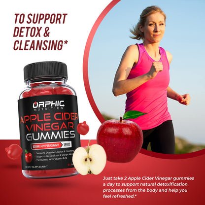 Apple Cider Vinegar Gummies - 1000mg - Formulated to Support Weight ORPHIC NUTRITIONUS supplements