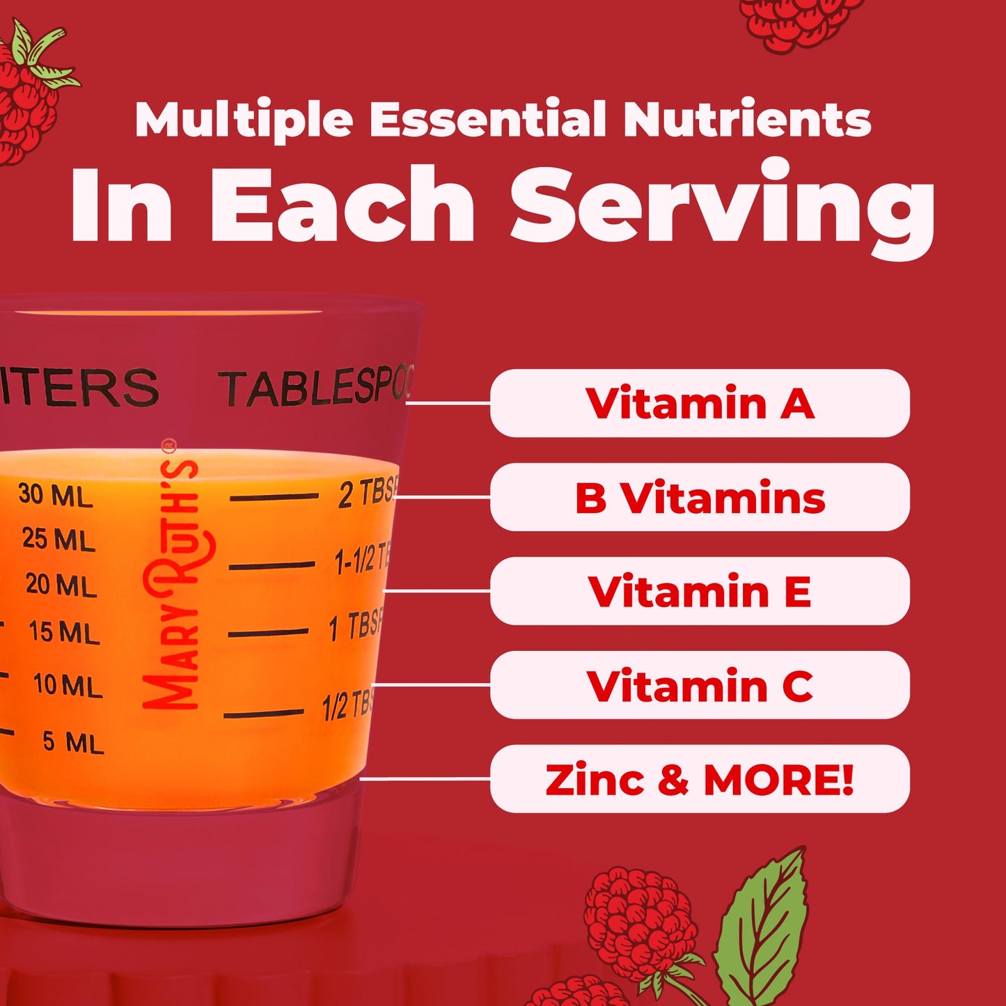 MARYRUTH'S Multivitamin for Women, Men & Kids | Liquid Morning Multivitamin | Vitamin A C D E B6 B12 Biotin Zinc MARYRUTH'SUS supplements