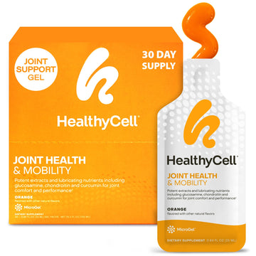 Healthycell Joint Health & Mobility Daily Liquid Supplement - Joint Support Supplement, Inflammation Response, Cartilage & Flexibility with Curcumin, Glucosamine & Chondroitin - 30 Gel Packs HealthycellAu supplements