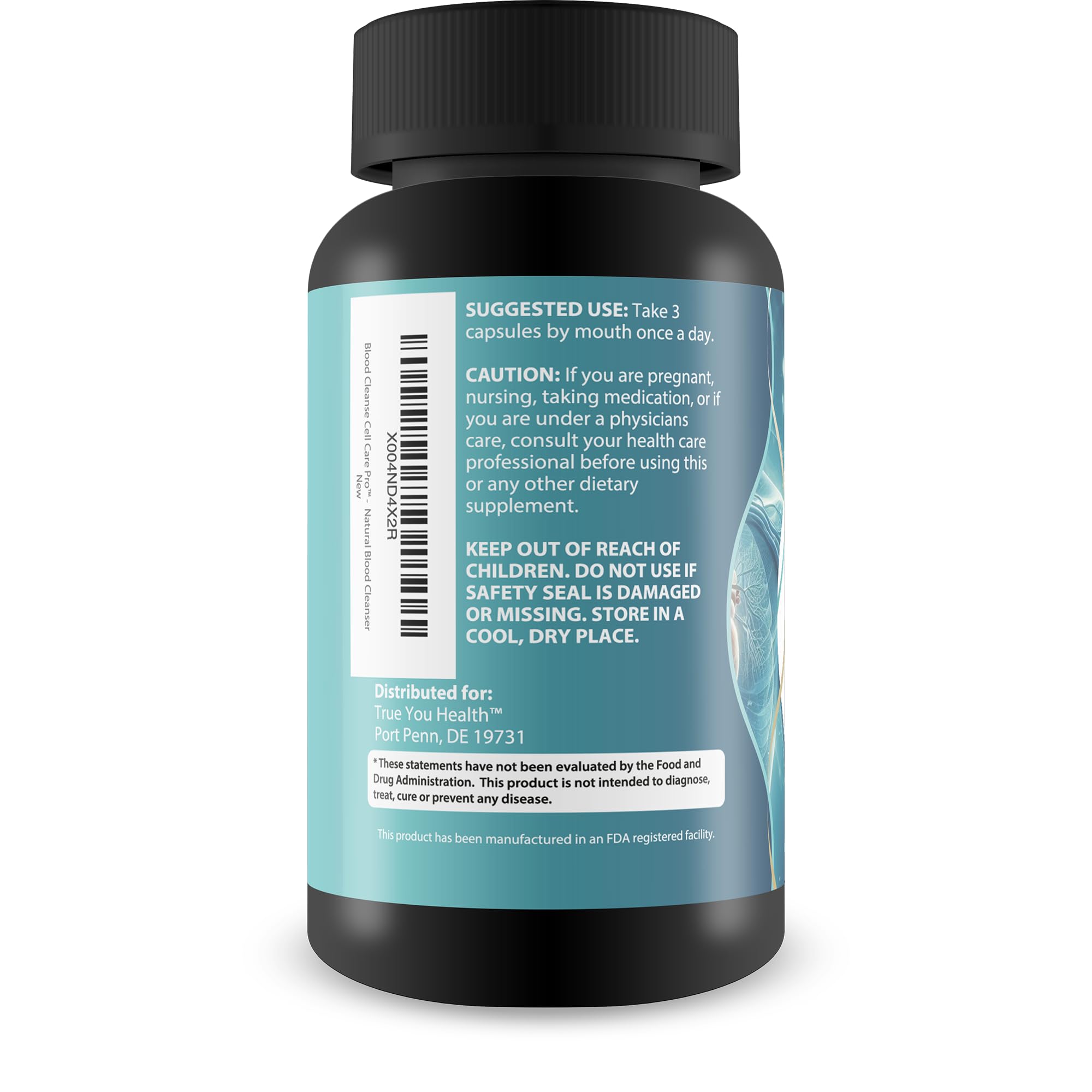 Blood Cleanse Cell Care Pro - Improved Formula - Our Best Blood Cleanse Detox - Cleanse Blood & Detox Body Cleanse - Full Body Cleanse - Sugar Detox Cleanse Pancreas Sweet Blood Cleanse Supplements True You HealthAu supplements