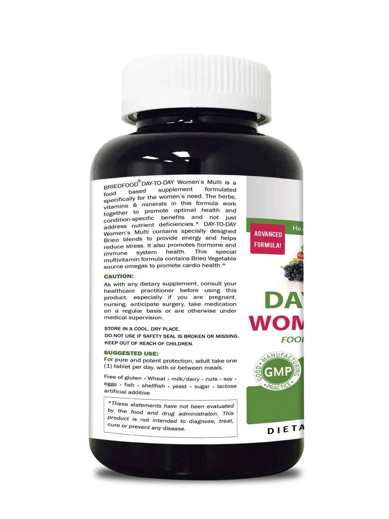 Briofood, Day-to-Day Food Based Women's Multi (180 Tablets) with Vegetable Source Omegas BrieofoodAu supplements