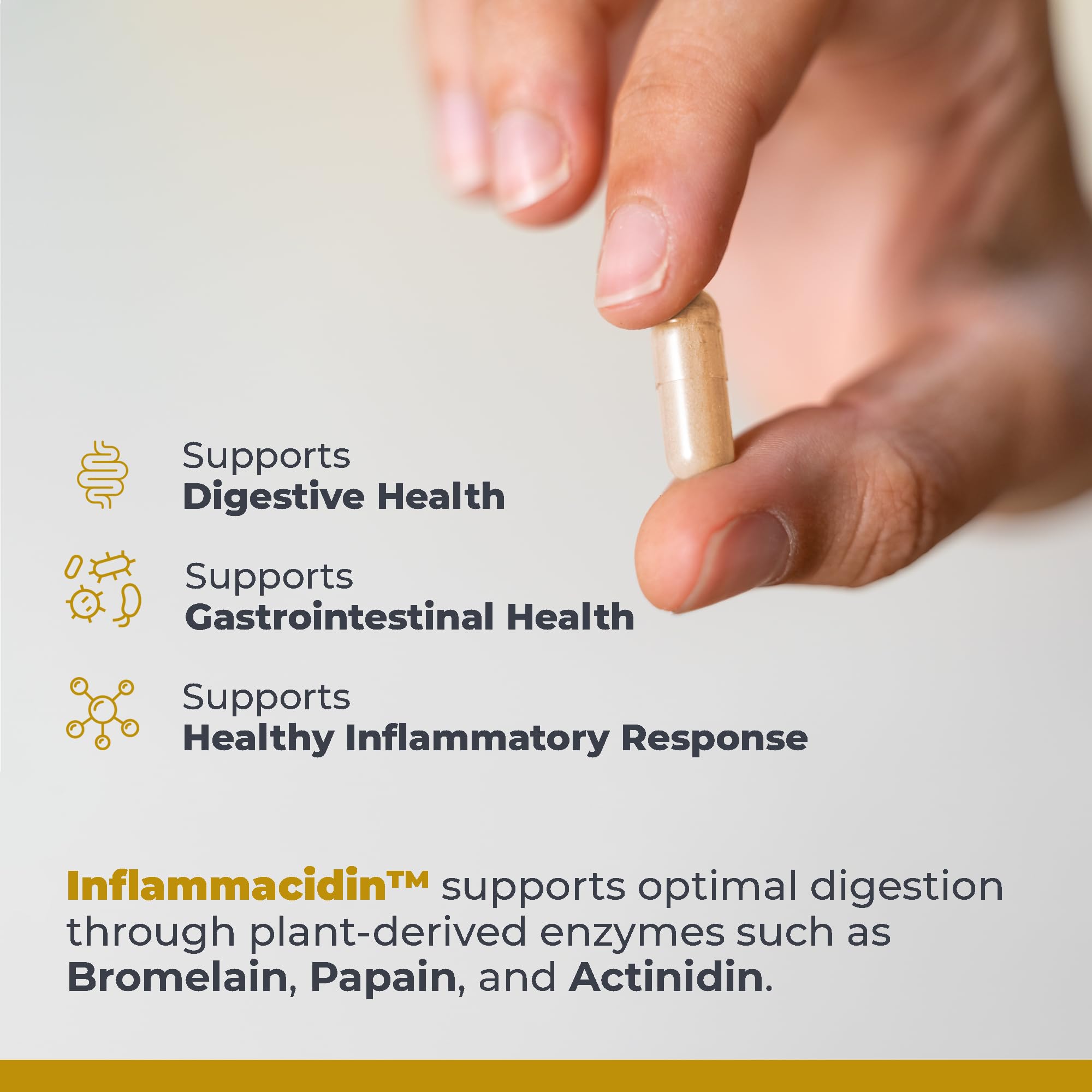 Premier Research Labs Inflammacidin - Digestive Enzymes, Papain from Papaya, and Bromelain Enzymes for Digestion, Plant Enzymes for Women & Men, Vegan Friendly - 90 Vegetarian Capsules Premier Research LabsAu supplements
