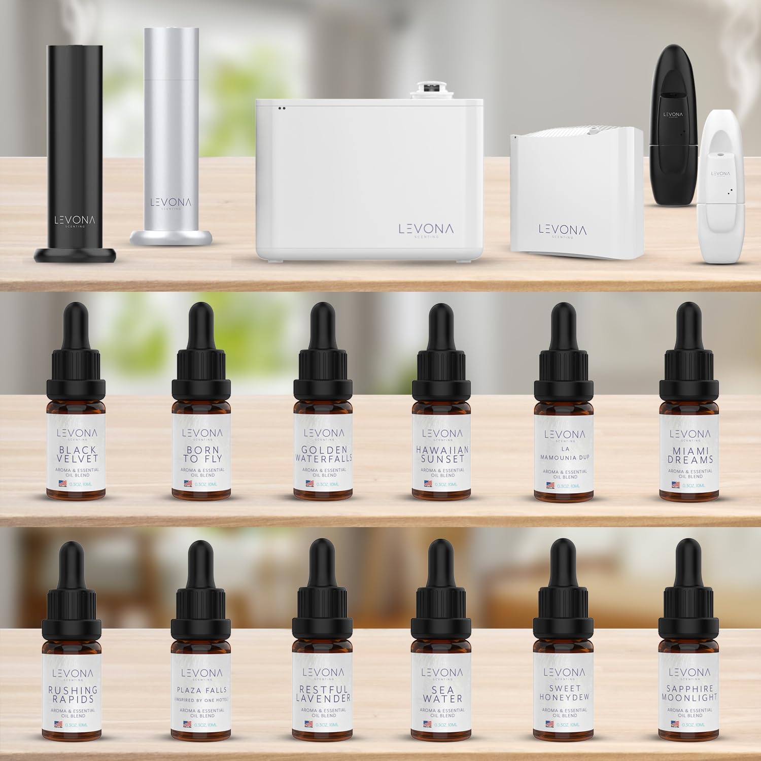 Levona Scents Pure Essential Oils for Diffusers for Home Luxury Scents - Restful Lavender Essential Oil LEVONA SCENTAu supplements