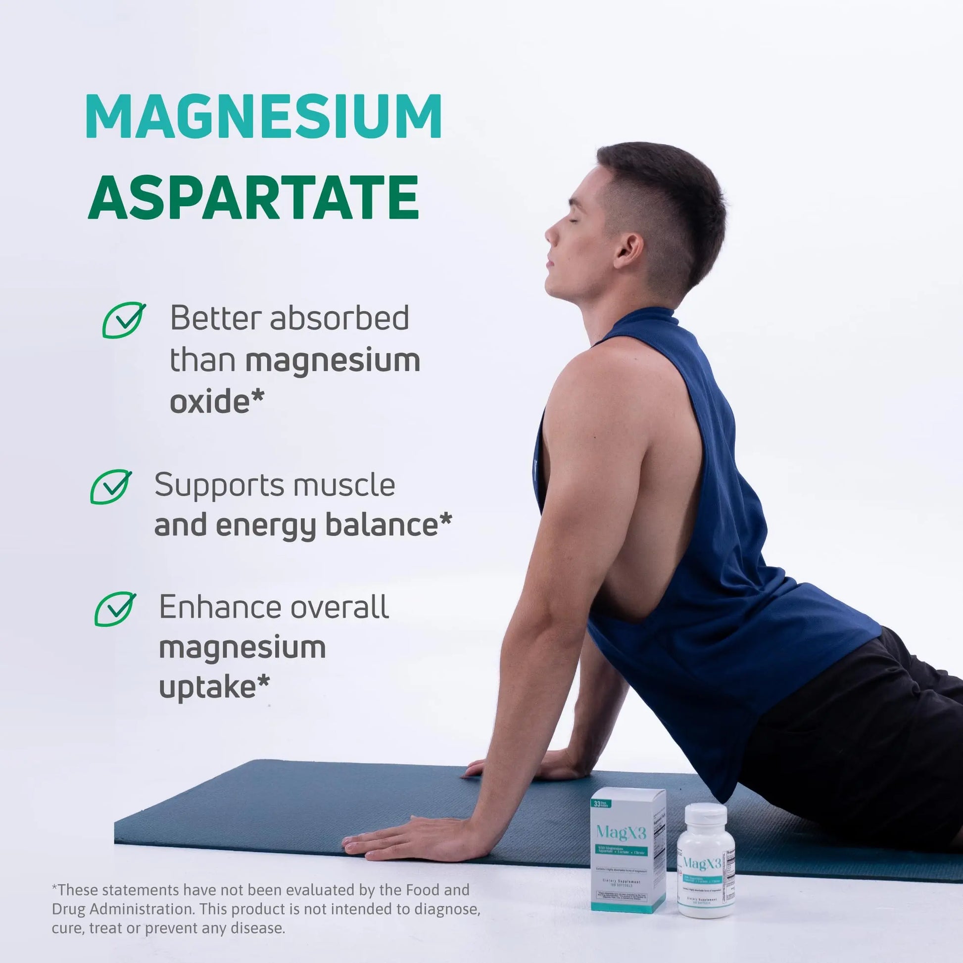 Magnesium Citrate Complex 400 mg – Triple Magnesium with Citrate, Aspartate & Lactate – High Absorption – 100 Softgels Nutra Nutritionnz supplements