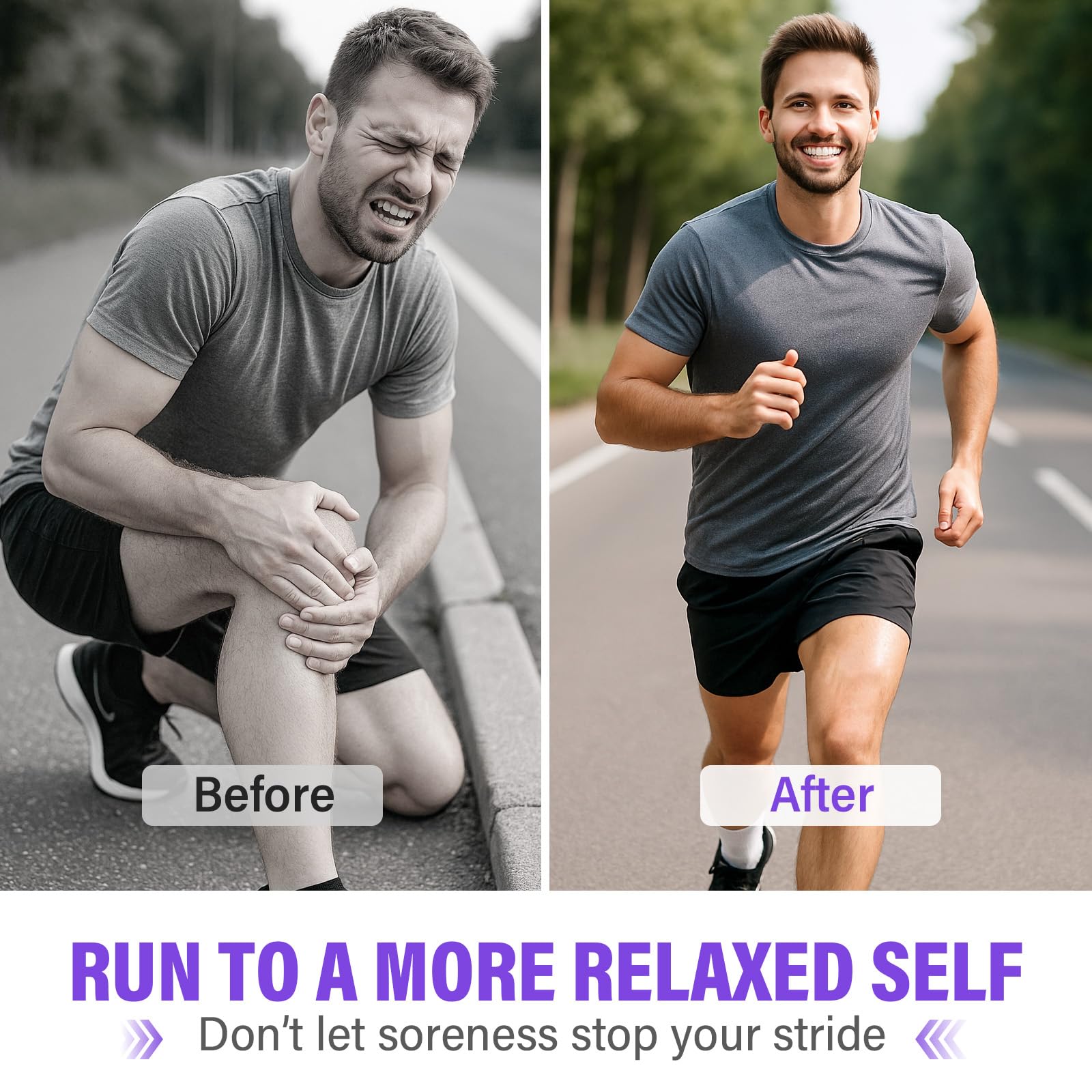 Joint Purple Gel, Fast-Absorbing Soothing Relief Massage Gel with Natural Extracts, Support Muscle, Joint, Shoulder, Knee, Back, Lumbar & Muscle Stiffness WKCWKCAu supplements