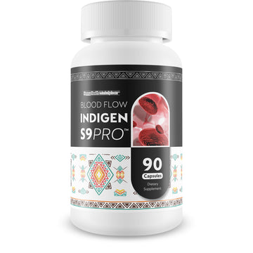 Blood Flow Indigen S9 Pro - Our Best Poor Circulation Supplements for Advanced Blood Flow Care - Blood Circulation Support - Blood Circulation Supplements for Healthy Blood Flow Help Blood Flow Pills Happy Health MarketplaceAu supplements