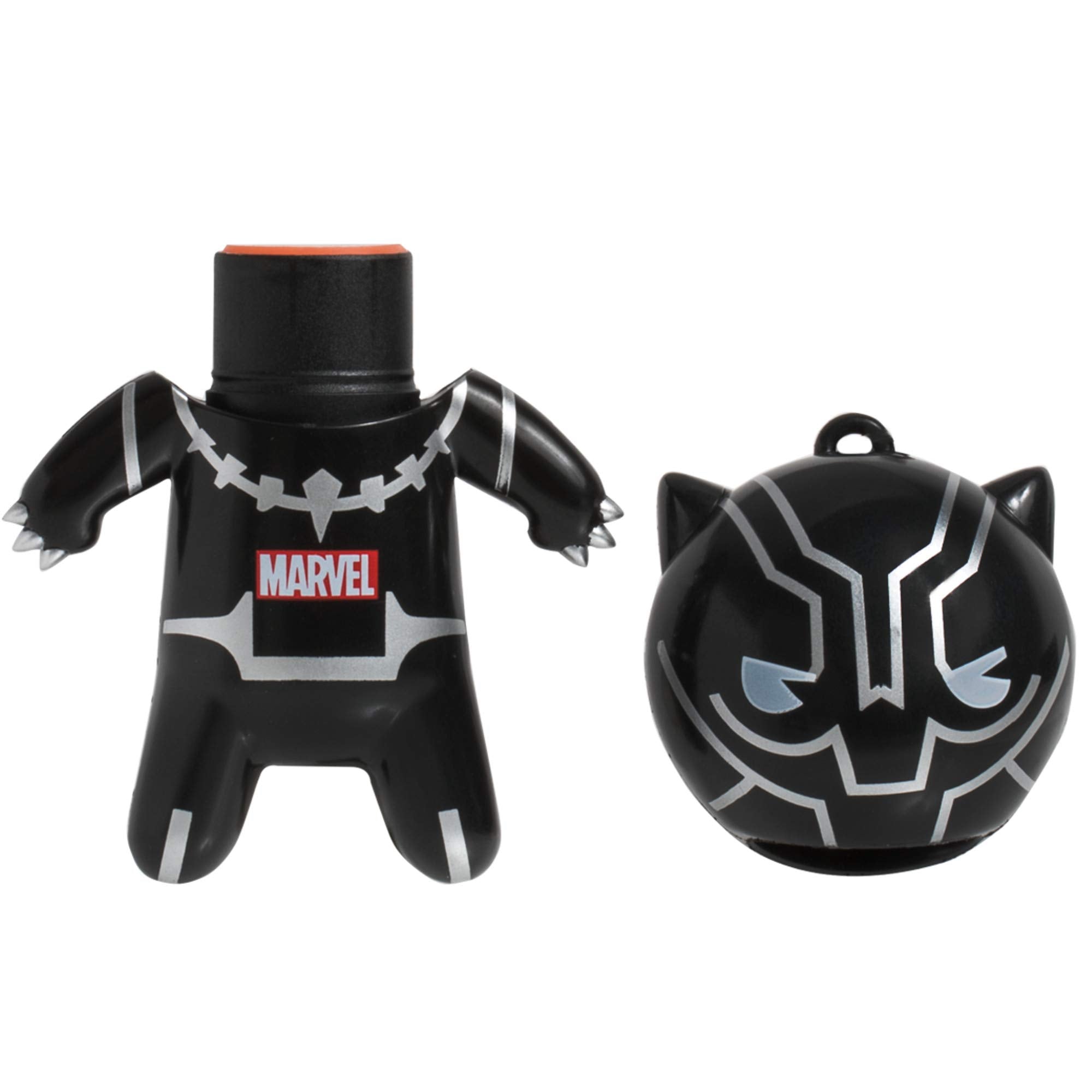 Lip Smacker Marvel Lip Balm Keychain, Clear & Glossy, Fun & Giftable, Cruelty Free - Black Panther Lip SmackerAu supplements