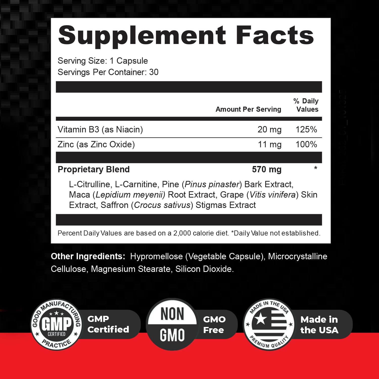 Orby EreForce – Natural Daily Wellness Supplement with L-Citrulline, L-Carnitine & Maca Root – 100% Natural, Non-GMO, GMP Certified, Made in USA – 30 Capsules, 1 Month Supply OrbyAu supplements