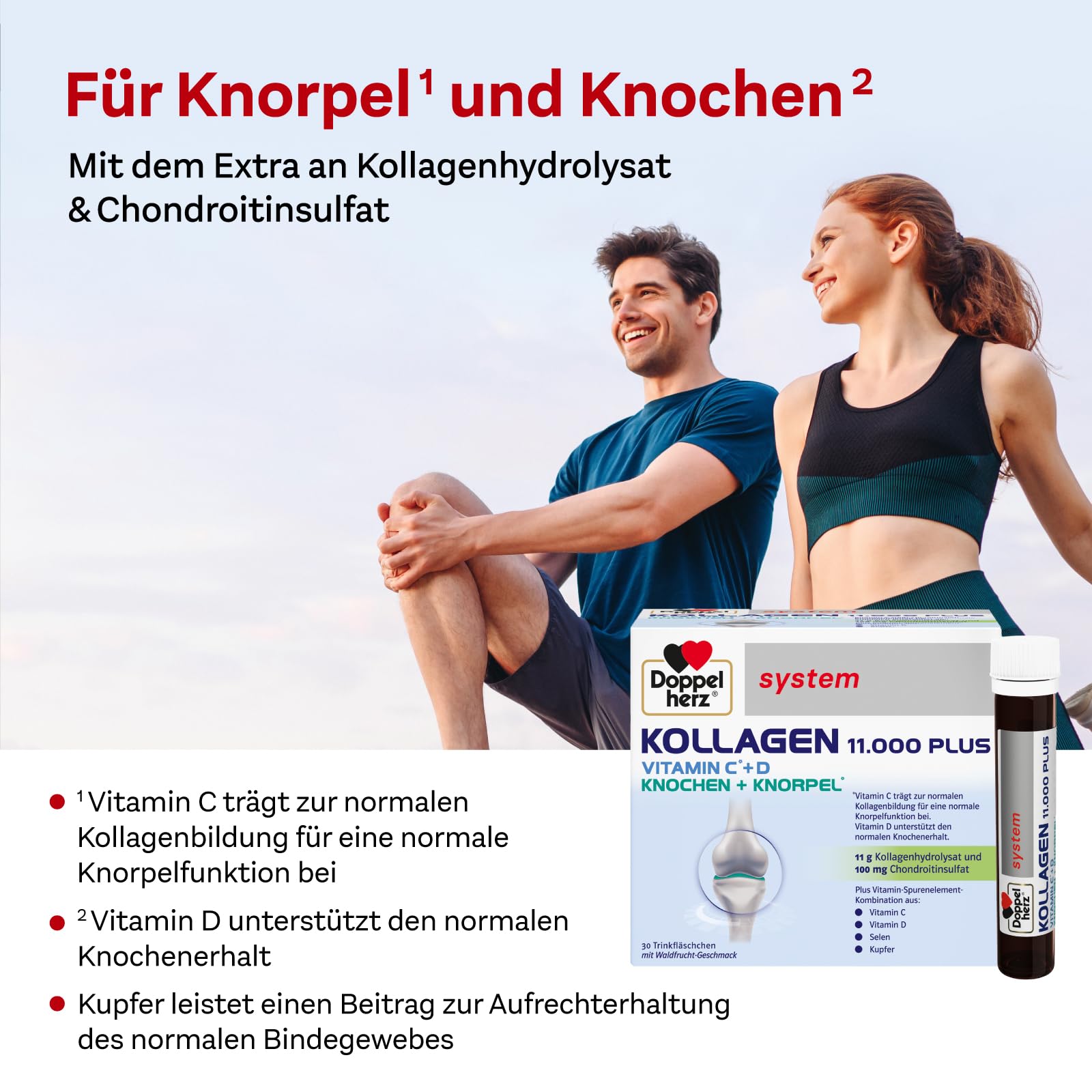 Doppelherz collagen 11,000 ampoules, 30 x 25 ml, PZN:7625039 My StoreAu supplements