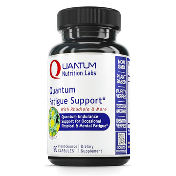 QNL Quantum Fatigue Support - Vegan Rhodiola Rosea Root Supplement, Organic Adaptogen Blend for Occasional Physical & Cognitive Stress - 90 Plant-Based Capsules Quantum NutritionAu supplements